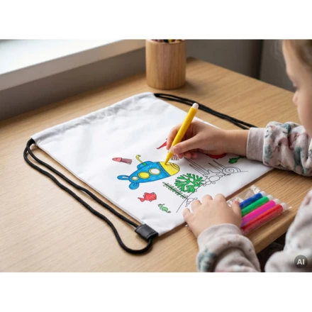 Drawstring bag for colouring, felt tip pens | Franklin (NAX-V9827-02)