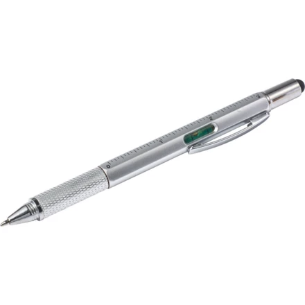 Multifunktionskugelschreiber, Drehfunktion, Touchstift, Lineal, Wasserwaage (NAX-V1919-32)