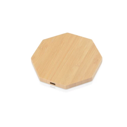 Bambusowa ładowarka bezprzewodowa 5W | Matilda (NAX-V0330-00)