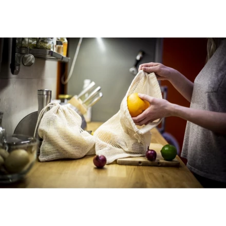 B'RIGHT Baumwollbeutel für Obst und Gemüse, groß | Brandon (NAX-V0782-20)