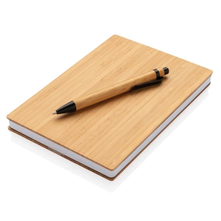 Bambusowy notatnik A5 z bambusowym długopisem (NAX-P772.159)