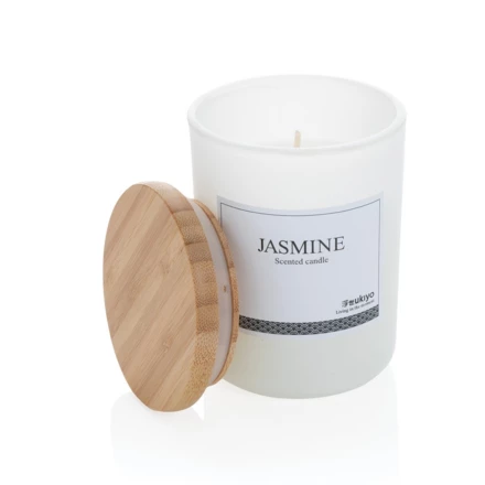Ukiyo Deluxe parfümierte Kerze mit Bambusdeckel (NAX-P262.943)