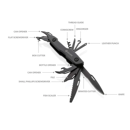 Narzędzie wielofunkcyjne Gear X, 13 el. (NAX-P221.221)