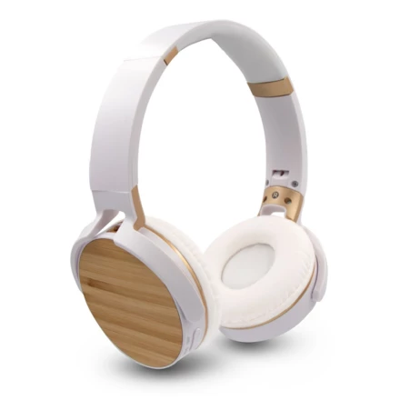 Foldable wireless headphones, bamboo details | Hollie (NAX-V0190-02)