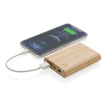 Bambusowy power bank 5000 mAh (NAX-P322.259)