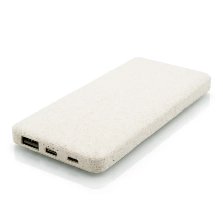Powerbank aus Weizenstroh 8000 mAh | Jenkins (NAX-V0725-00)