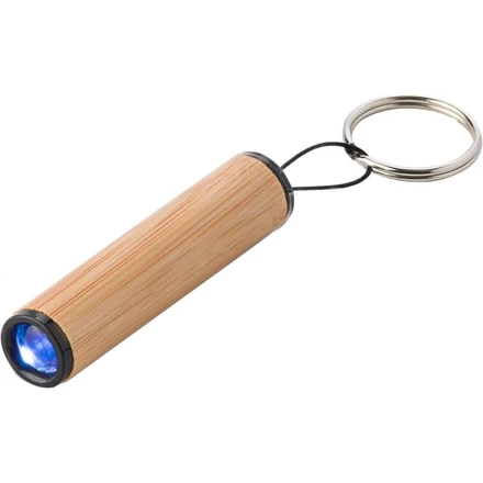 Bambusowy brelok do kluczy, lampka LED (NAX-V4896-17)