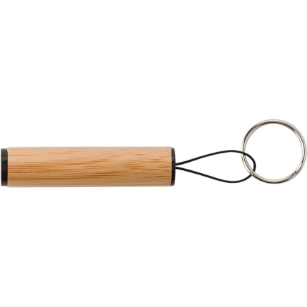 Bambusowy brelok do kluczy, lampka LED (NAX-V4896-17)