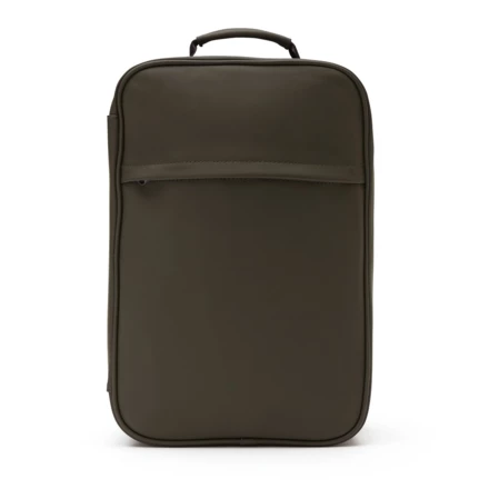 This backpack comes in a minimalistic and modern design and has handy organisational capacities, ensuring that you can fully utilise all of its space. There is a padded compartment for the computer and a hidden pocket on the back for safe storage of 