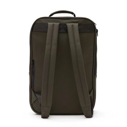 This backpack comes in a minimalistic and modern design and has handy organisational capacities, ensuring that you can fully utilise all of its space. There is a padded compartment for the computer and a hidden pocket on the back for safe storage of 