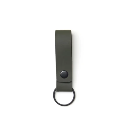 Loop keyring in supple vegan/Nubuck PU leather. Secured with a metal rivet, our keyring does as much for your overall look as it does for keeping your keys from getting lost in your bag. (NAX-VG057-06)