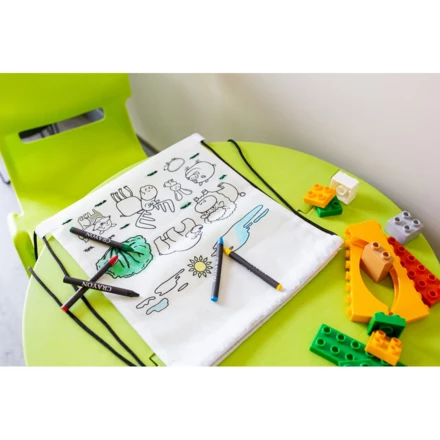 Drawstring bag for colouring, crayons | Brody (NAX-V0021-02)