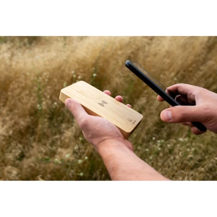 Wireless Powerbank aus Bambus 8000 mAh B'RIGHT, wireless Ladegerät 15W | Benson (NAX-V0053-17)