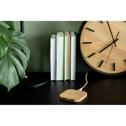 Wireless Ladegerät aus Bambus 10W B'RIGHT | Jazzlyn (NAX-V0054-17)