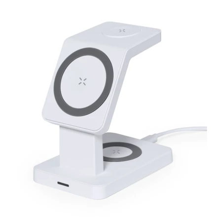 Magnetisches multifunktionales kabelloses Ladegerät 15W, Telefonständer (NAX-V1351-02)