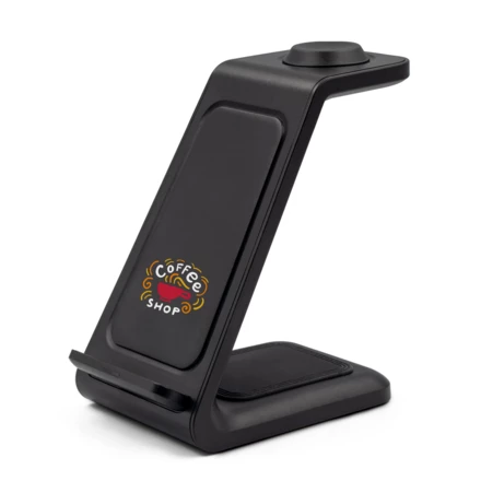 Ładowarka bezprzewodowa 15W, 3 w 1, stojak na telefon | Todd (NAX-V1380-03)