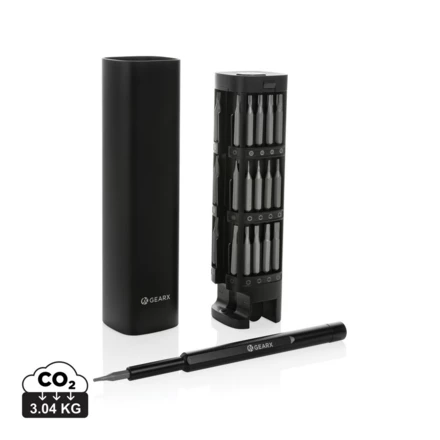 Śrubokręt Gear X, 56 końcówek, aluminium z recyklingu (NAX-P221.261)