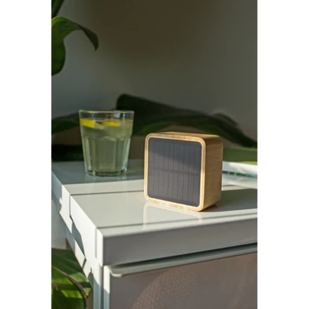 Wireless Lautsprecher aus Bambus 3W B'RIGHT, Solarpanel | Androwe (NAX-V2240-17)
