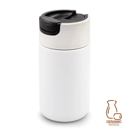 Kubek termiczny 400 ml Air Gifts z ceramiką | Nabila (NAX-VA050-02)