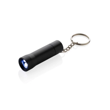 Brelok do kluczy z aluminium z recyklingu, latarka Flash (NAX-P514.0401)