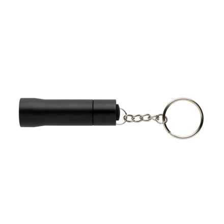 Brelok do kluczy z aluminium z recyklingu, latarka Flash (NAX-P514.0401)