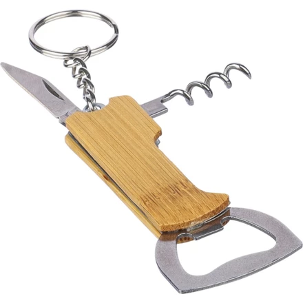 Bambusowy brelok do kluczy 3 w 1 (NAX-VA418-16)