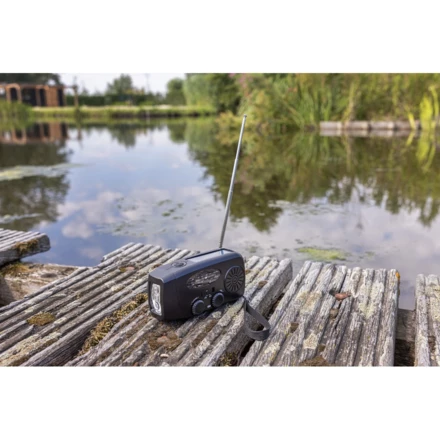 Radio survivalowe AM/FM, power bank 1800 mAh, latarka RescueWave (NAX-P326.4301)