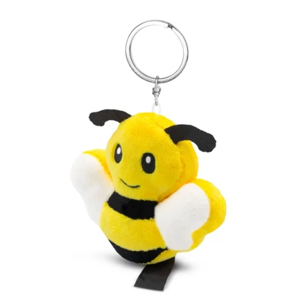 Pluszowa pszczoła RPET, brelok | Miro (NAX-HE851-08)