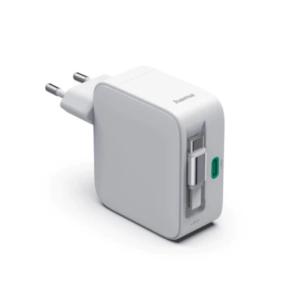 Ładowarka ścienna 65W ze zwijanym kablem Hama (NAX-VH075-02)