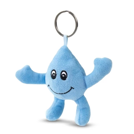 Pluszowa kropla wody, brelok | Droppero (NAX-HE864-23)