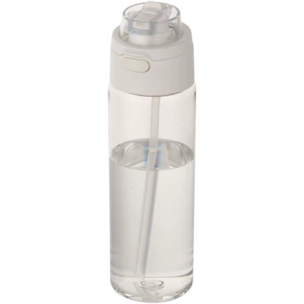 Bidon na wodę Theron o pojemności 700 ml, wykonany z tworzywa sztucznego pochodzącego z recyklingu (RCS), z pokrywką o podwój (NPC-10095001)