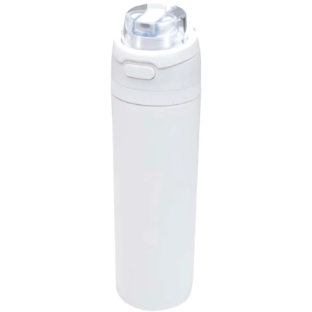 Bidon na wodę Theron 800 ml z jednowarstwowej stali nierdzewnej pochodzącej z recyklingu, certyfikowanej zgodnie z RCS, z pok (NPC-10095101)