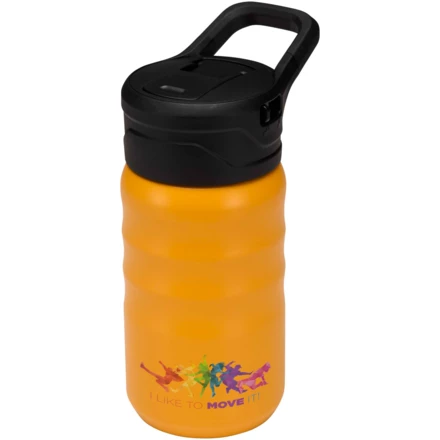 Bidon sportowy Knox o pojemności 350 ml, wykonana ze stali nierdzewnej z podwójnymi ściankami i materiału pochodzącego z recy (NPC-10095211)