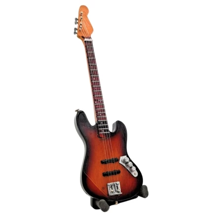 Mini Gitara Dekoracyjna 15 cm na Stojaku – BMG-025 (NMT-120250)