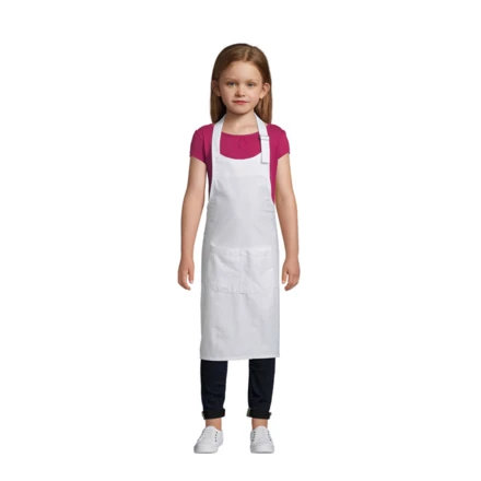 GALA KIDS APRON WITH POCKET - GALA KIDS (NMO-S00599-WH-M)