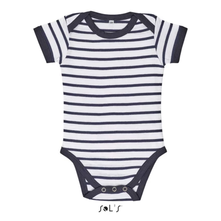 MILES BABY STRIPED BODYSUIT - MILES BABY (NMO-S01401-NW-S)