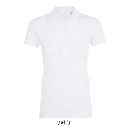 PHOENIX WOMEN ELASTANE POLO - PHOENIX WOMEN (NMO-S01709-WH-L)
