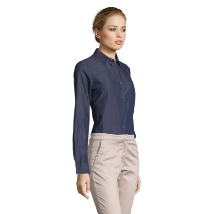 BARRY WOMEN DENIM SHIRT - BARRY WOMEN (NMO-S02101-EV-L)