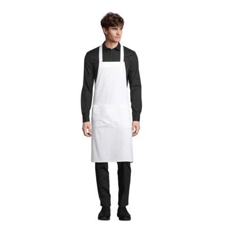 GAMMA APRON W/POCKETS 240g - GAMMA (NMO-S03569-WH-M)