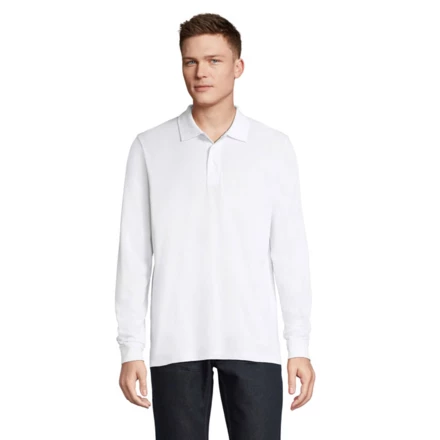 PRIME LSL UNISEX POLO 200 - PRIME LSL (NMO-S03983-WH-3XL)