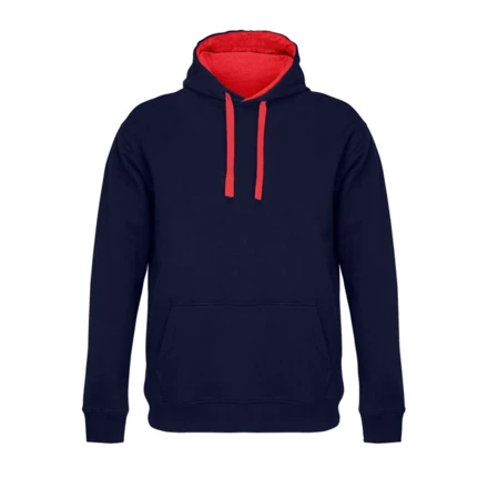 french navy/bright red