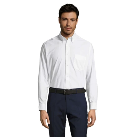 BOSTON OXFORD MEN'S SHIRT - BOSTON (NMO-S16000-WH-3XL)