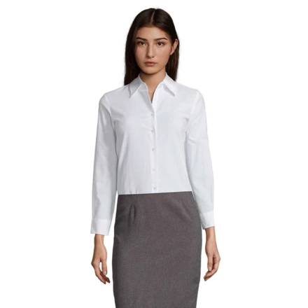 EMBASSY WOMEN SHIRT OXFORD - EMBASSY (NMO-S16020-WH-3XL)