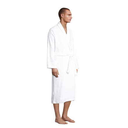 PALACE UNISEX BATHROBE - PALACE (NMO-S89100-WH-L)