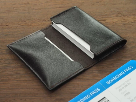 Etui na wizytówki 1166067 - czarna czekolada (NJG-1166067)