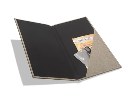 Etui na rachunek 155321 - caffe latte (NJG-155321)
