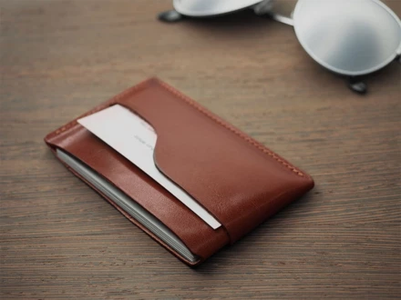 Etui na wizytówki 869067 - granatowy (NJG-869067)