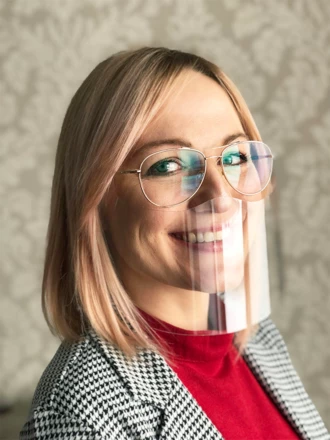 Przyłbica na okulary VISOR 1586162 - przezroczysty (NJG-1586162)