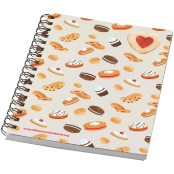 Desk-Mate® kolorowy kołonotatnik A6 z materiałów z recyklingu (NPC-21018802)