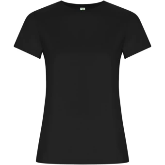 Golden short sleeve women's t-shirt - roly-M (NPC-R66963O2)